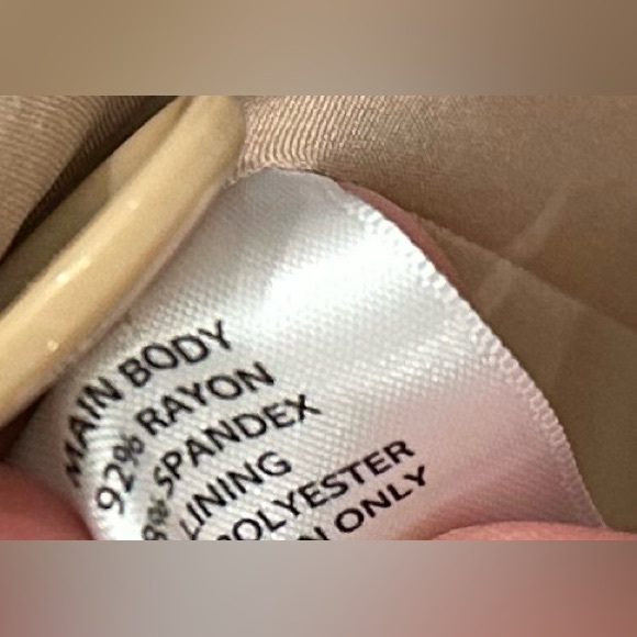 📌 Open Edit Oversized Vest – Size Small – Shoulder Pads – Neutral Tan – EUC - Picture 7 of 8